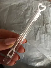 Botella de jabón de burbujas con varita de corazón para niño, compacto y portátil juguete de burbujas de jabón, ideal para decoración de boda, 100/ 60 uds.