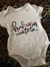 Ropa de HAKUNA MATATA para recién nacido, mono Vogue versátil con estampado de El Rey León Simba para bebé y Niña