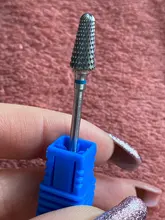 Brocas de taladro eléctrico para manicura, 29 tipos, accesorio de la máquina, cortador de cerámica de carburo de tungsteno arcoíris