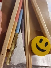 Xingi-pizarra para mensajes de escritorio para niños, caballete de madera de pino, pizarra negra, tablero de escritura plegable BB71, 16x29cm