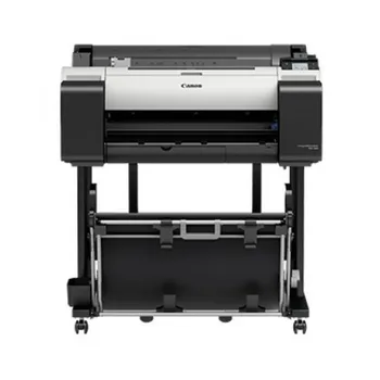 

Plotter Canon ImageProGraf TM-200 A1 24 "Color Ethernet WiFi-2400ppp-cad design-ink 5 colors-touch 3”