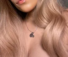 Collares de acero inoxidable de Mickey Castle para niños, joyería, Mini ratón, conejo, collar, collier, 2020, venta al por mayor