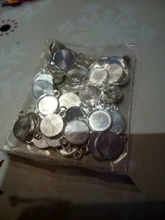 8mm 10mm 12mm tamaño interno clásico 7 colores un solo lado colgante estilo Simple cabujón Base ajuste colgante