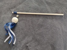 Interactive-Toys Teaser-Stick Cat Catcher Bird-Feather Plush-Cat-Wand Fish Cat Bell Mouse