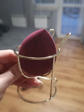 Estante de esponja para maquillaje, soporte de secado de esponja para maquillaje, soporte para esponja de Metal