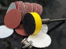 Abrasives Polishing-Tools Sanding-Discs NEWONE 25mm 100pcs/Set Hook Loop for Backer-Plate