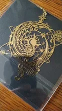 Marcapáginas de Metal creativo del universo misterioso, diseño calado, regalo, 95mm x 73mm, envío gratis