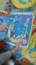 Álbum de colección de Pokemon de 9 bolsillos para niños, colección de tarjetas de Pokemon de gran tamaño, 324 Uds.