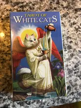 Juego de mesa de alta calidad, Nuevo Tarot de gatos blancos, oráculo, Inglés completo, fiesta familiar