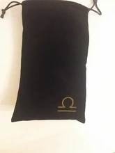 1 Uds. Mini paquete con cordón para naipes 12 Constelaciones de terciopelo pentagrama Tarot bolsa de almacenamiento de tarjetas juguete hogar