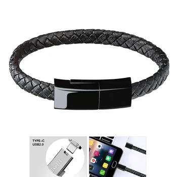 Fashion Bracelet Wrist Lightning Cable Data Bracelet Charging Cord for apple phone, Genuine Leather Bracelet Charger Cuff USB
Fashion Bracelet Wrist Lightning Cable Data Bracelet Charging Cord for apple phone, Genuine Leather Bracelet Charger Cuff USB