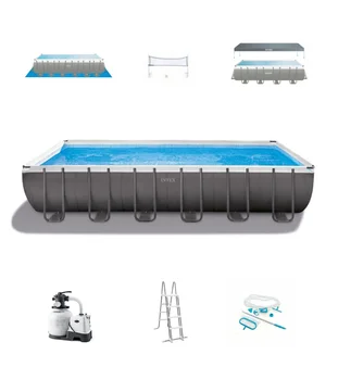 Frame basin rectangular, Ultra Series, 732 х366х132см, ladder, decking, awning, cleaning kit, volley-ball mesh
Frame basin rectangular, Ultra Series, 732 х366х132см, ladder, decking, awning, cleaning kit, volley-ball mesh