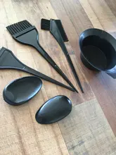 3/4/6 unids/set del cabello tinte Color de Peine Kit de herramientas brochas negro teñido del pelo herramientas salón de peluquería Estilo tinte herramienta de bricolaje