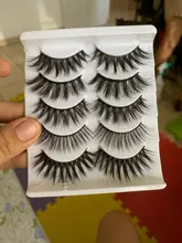 Pestañas postizas 3D de imitación de visón, pestañas naturales de volumen espectacular, maquillaje, extensión de pestañas de seda, 5/8 pares