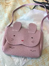 Bolso de hombro con diseño de conejo para bebé y niña, bandoleras cruzadas de almacenamiento de animales, regalos para niños, 2019