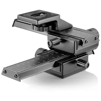 Neewer 4-Way Macro Focus Rail Slider/Close-Up Shooting with 6-in-1 Timer Shutter Release for Canon Nikon, Pentax, Olympus, Sony
Neewer 4-Way Macro Focus Rail Slider/Close-Up Shooting with 6-in-1 Timer Shutter Release for Canon Nikon, Pentax, Olympus, Sony