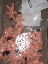 Mini juguetes de plástico de alta calidad para bebés, 10/20/60 Uds., 1 pulgada