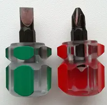 Juego de destornilladores de precisión para reparación de automóviles, Mini cabeza de rábano portátil, mango transparente, herramientas manuales de reparación