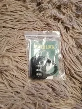 Candado con contraseña de combinación de código de 3 dígitos, Mini estuche de equipaje de viaje portátil, candado con cierre de seguridad, mochila con cierre de Zinc