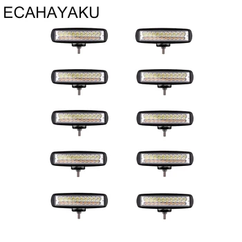 2*10PCS ECAHAYAKU Slim Size 6 " Led Light Bar 60W with Dual Colors 6000K for Off-road Boats Buses Trains 12V/24V Car LED Lamp
2*10PCS ECAHAYAKU Slim Size 6 " Led Light Bar 60W with Dual Colors 6000K for Off-road Boats Buses Trains 12V/24V Car LED Lamp