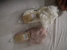 Calcetines de encaje para niña de 0 a 2 años, de princesa, de algodón, para bebé