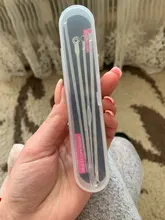 1/4 unids/pack acero inoxidable, espinillas eliminación agujas granos, acné Extractor de cabeza negra limpiador de poros de cuidado de la piel belleza herramienta