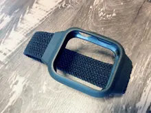 Funda + correa para Apple Watch, banda de 44mm y 40mm, pulsera elástica de 38mm y 42mm trenzada Solo para Apple watch series 6 5 4 3 se