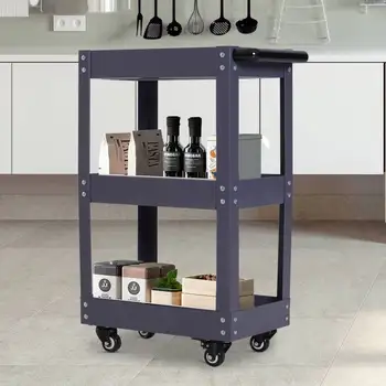Auxiliary trolley with Wheels and 3 Levels