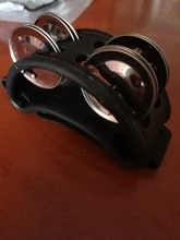 Cajon Box-pandereta de mano para instrumentos musicales de percusión, pandereta, accesorio con correa de nailon elástico duradera