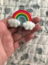 Enfermera-carrete de insignia retráctil con hermosas flores de silicona, 60cm, para estudiante, Enfermera, exposición, Tarjeta De Nombre, pecho, tarjeta de identificación, nuevo