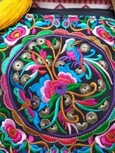 Tribal Vintage Hmong Thai étnica india Boho hippie étnico bolso, mochila bolso SYS-174