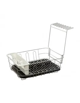 Dish Drainer detachable with dry cups Gray
Dish Drainer detachable with dry cups Gray