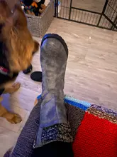 Botas De nieve aterciopeladas para Mujer, Zapatos cálidos De ante, a la moda, para invierno, 2020