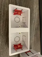 2-Gang Dry-Lining-Box Switch-Box Cassette Gypsum-Board Wall-Socket Coswall Plasterboad-Drywall