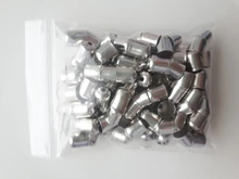 Pulseras de cuerdas de cuero para hacer joyas, tapas de borla con punta final, con hebilla, 3, 4, 5, 7, 8, 10mm, cuentas engastadas de cierre, 50-100 Uds.