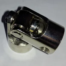 Acopladores de eje de motor de coche o barco en 2/3/3,17/4/5/6/6,35/8/10mm, juntas universales metálicas de acople para ejes