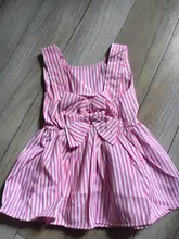 Conjuntos de ropa para bebé, vestido bonito sin mangas para niña, conjuntos de 2 piezas, pantalones cortos + conjunto de vestido a rayas, 6-24M, 2020