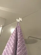 Gancho de aluminio para puerta en forma de H, colgador colgante para baño y cocina, bolsa de toalla de ducha, accesorios organizadores, 1 Uds.