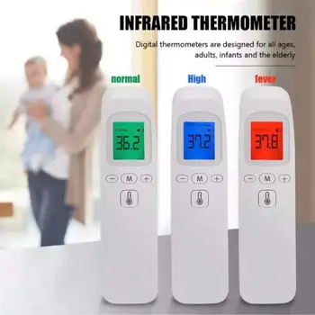 Forehead Thermometer Three Color Screen Digital Infrared Thermometer Non Contact Precise Temperature Measuring Equipment
Forehead Thermometer Three Color Screen Digital Infrared Thermometer Non Contact Precise Temperature Measuring Equipment
