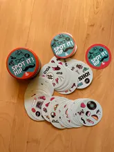 83mm Dobble chico Tarjeta de lugar, tarjeta de juego de Hip hop en la carretera vacaciones dobble juego caja de Metal