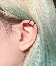 Pendientes bohemios de estrella y oro sin Piercing para mujer y hombre, aretes de Clip para la oreja de cartílago falso Simple, joyería con Clip