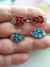 Pendientes de tuerca inusuales para mujer, joyería coreana, regalo de San Valentín, bisutería de Color rojo y plateado, pendientes de precio de fábrica, 1 par