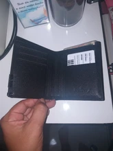 Cartera de piel sintética de una pieza para hombre y mujer, tarjetero para tarjetas de crédito bancarias, monedero corto, billeteras estándar