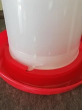 1 Kg de pollo bebedor y comedero para gallinas coop suministros de alimentación aves de corral bebederos automáticos tipo fuente de animales de granja alimentador