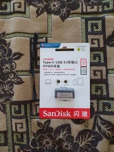 Flash-Drive Extreme Sandisk-Pen Drive128gb SDDDC2 Type-C Dual USB3.1 16GB 256GB Otg Usb