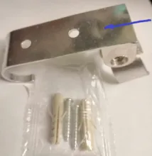 Hook Pedestal-Bracket Shower-Accessories Wall-Mounted Aluminum 1pc/Lot YT-5177 Solid