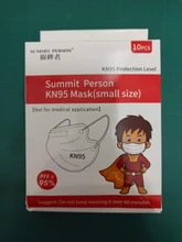 Para 2-9 años España 10 días de entrega de 5 capas KN95 máscara niños chico niño polvo FFP2 Mascarillas cara máscara niños niñas respirador