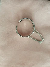 Foxanry-anillos de plata de ley 925 para mujer, cadena creativa de moda, borla, Planeta, Vintage, Punk, joyería para fiesta, regalos