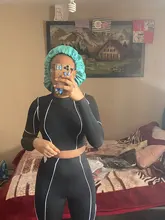 Kliou-Conjunto de dos piezas de fitness para mujer, top corto de manga larga negra, leggings de cintura alta de retales a rayas blancas, chándal activo