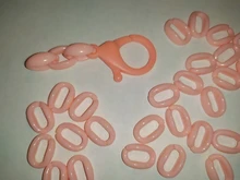 Cuentas acrílicas de colores brillantes para hacer joyas para niños, abalorios de colores variados de 16x10mm, 30 Uds.